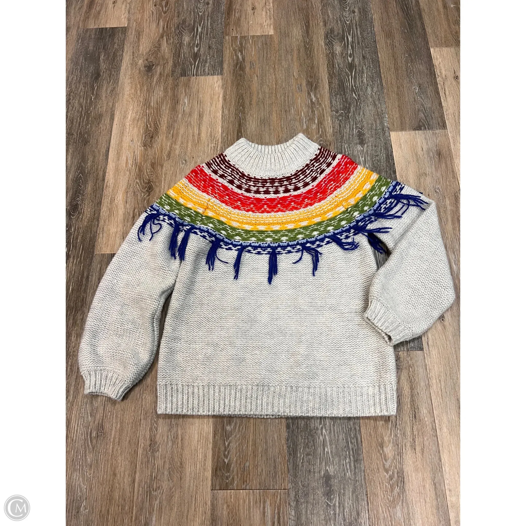 Comfortable Wear FlexibleCuff Sweater By Saylor In Multi-colored, Size: S