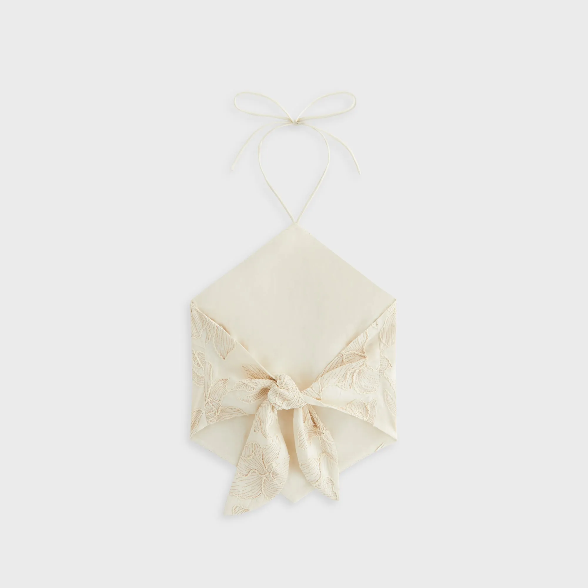 Hydration Pocket Future - proof Kith Women Kumi Floral Embroidered Halter - Sandrift