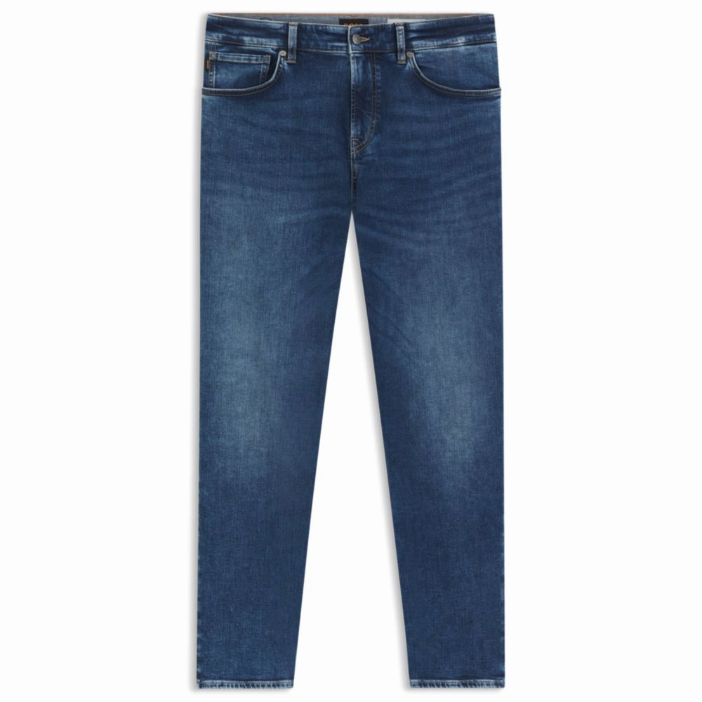 Maine regular-fit jeans in blue super-stretch denim Breathable Fit