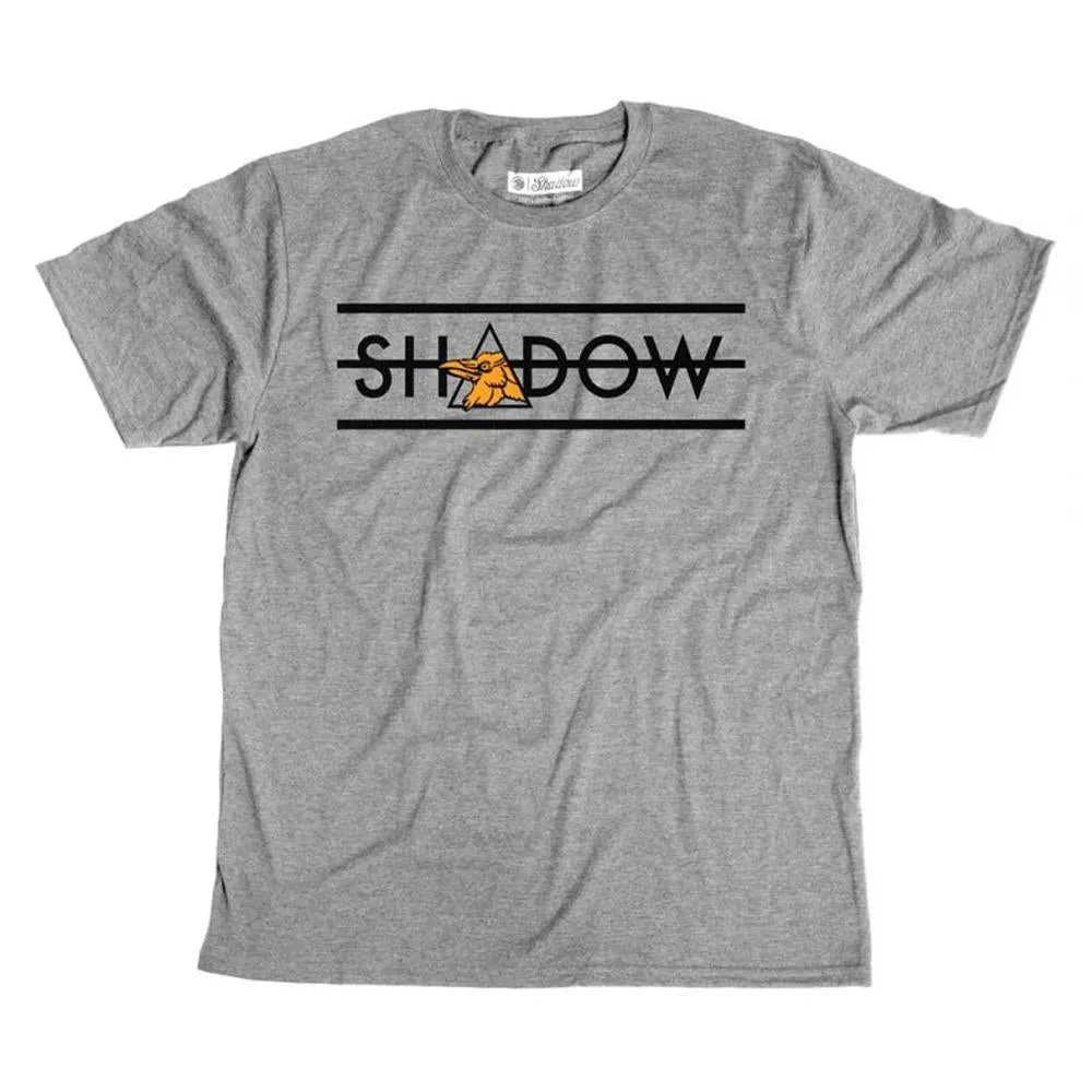 Shadow Delta T-shirt - Heather Grey Light and Cozy V neck elegance