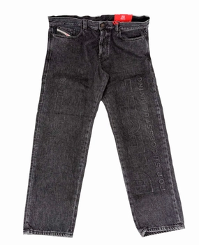 Casual Dressing Diesel Straight-Leg Blue Denim Jeans