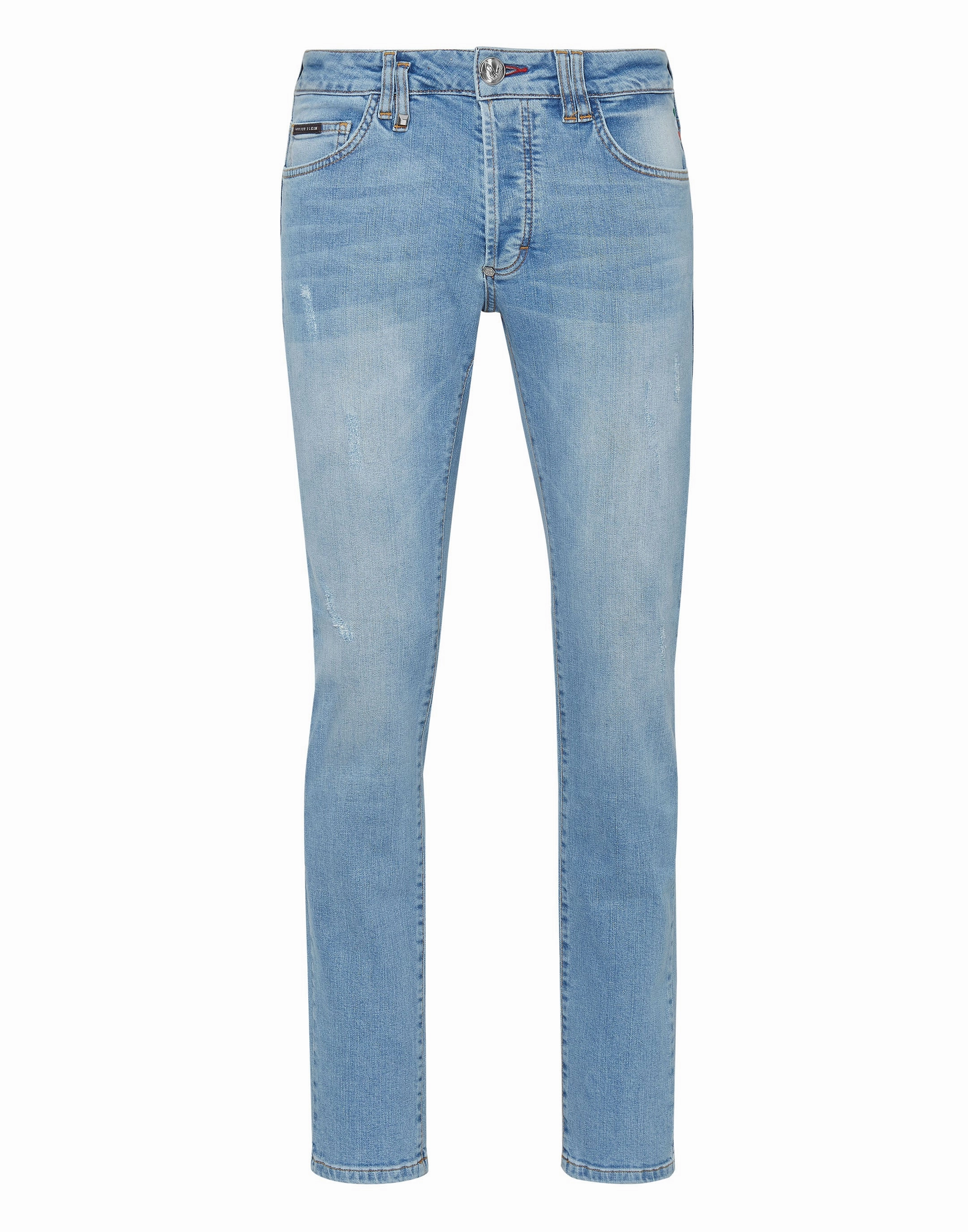 Denim Super Straight Cut Student Outfit Work Ready