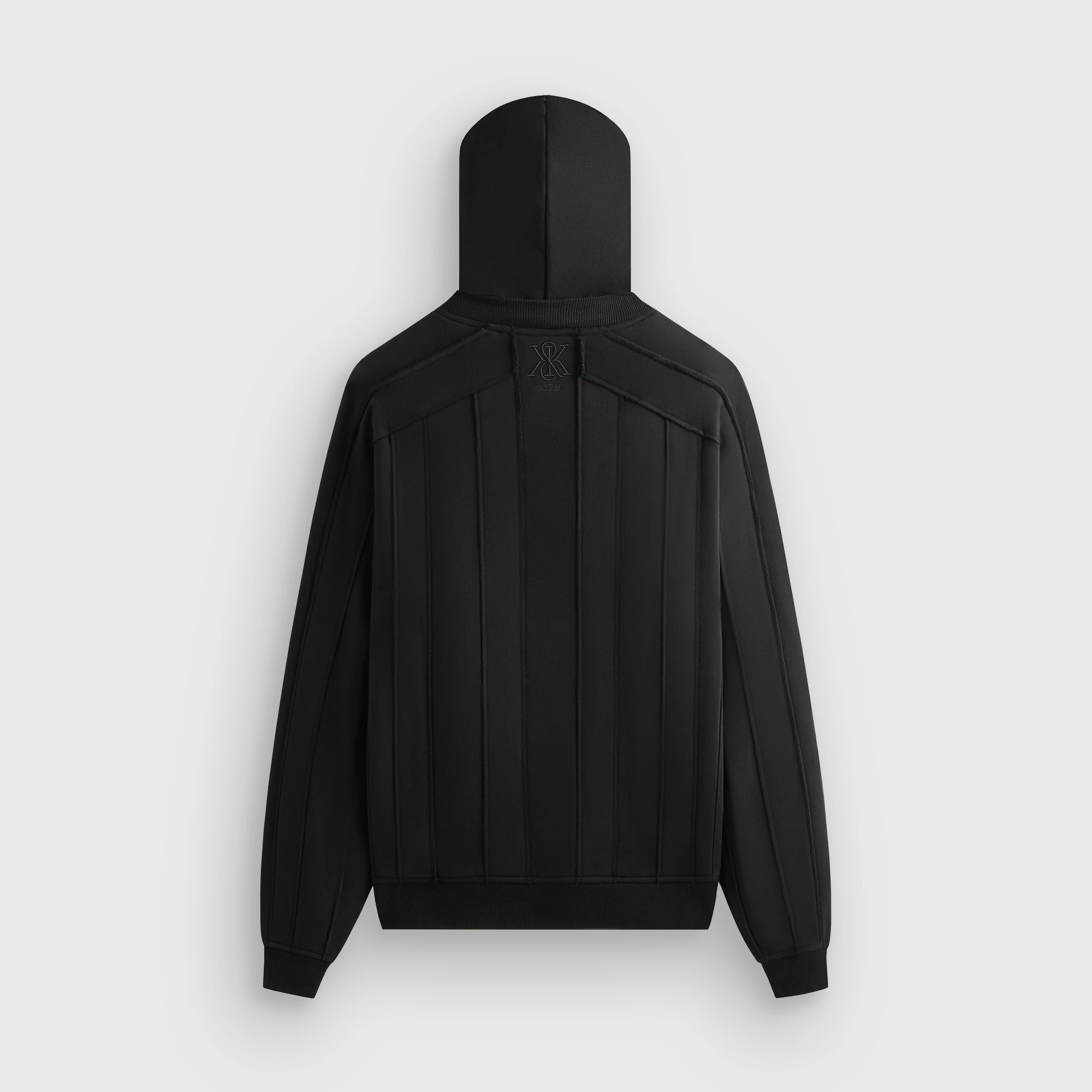 Pattern Print Ripstop Fabric Technology Kith Hooded Marvin Bomber Jacket - Black