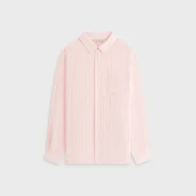 Country Escape Odor Control Fabric Kith Women Ora II Sheer Stripe Shirt - Abelia
