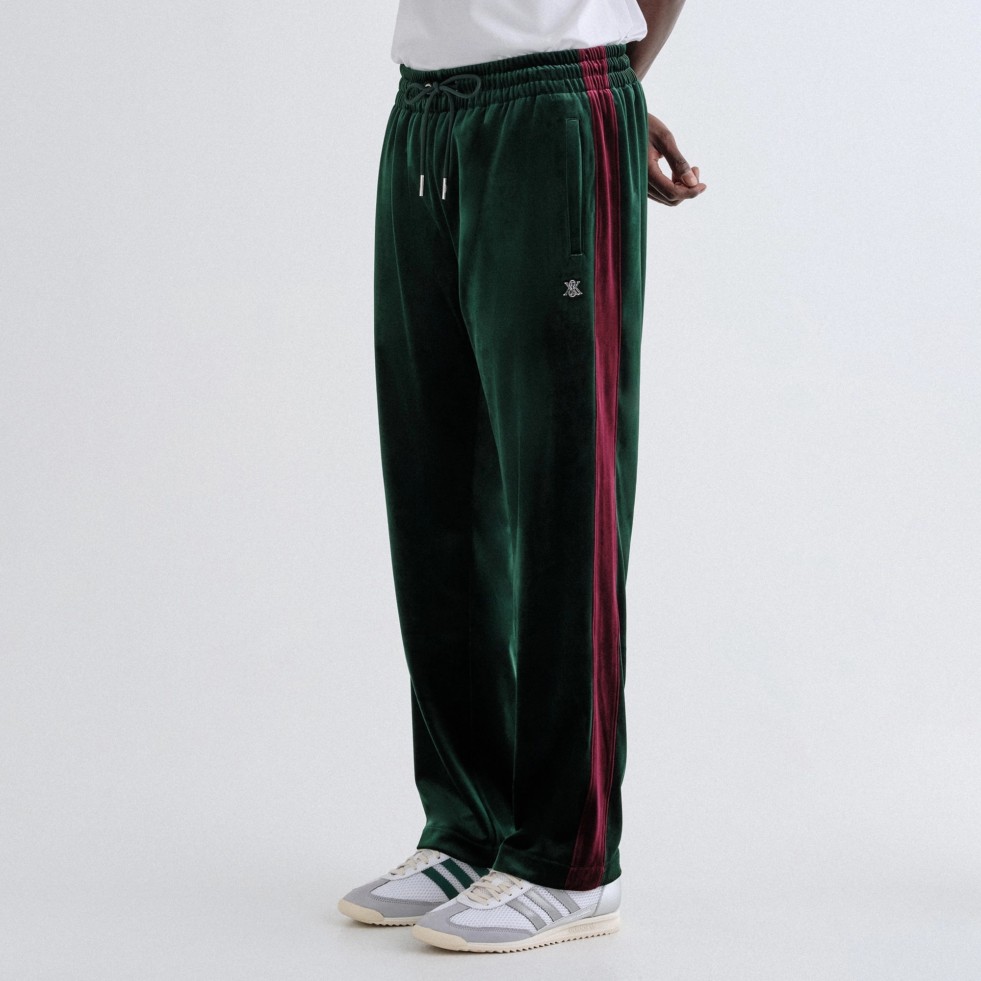 Trendy Style Light and Cozy Kith Velvet Damon Track Pant - Stadium