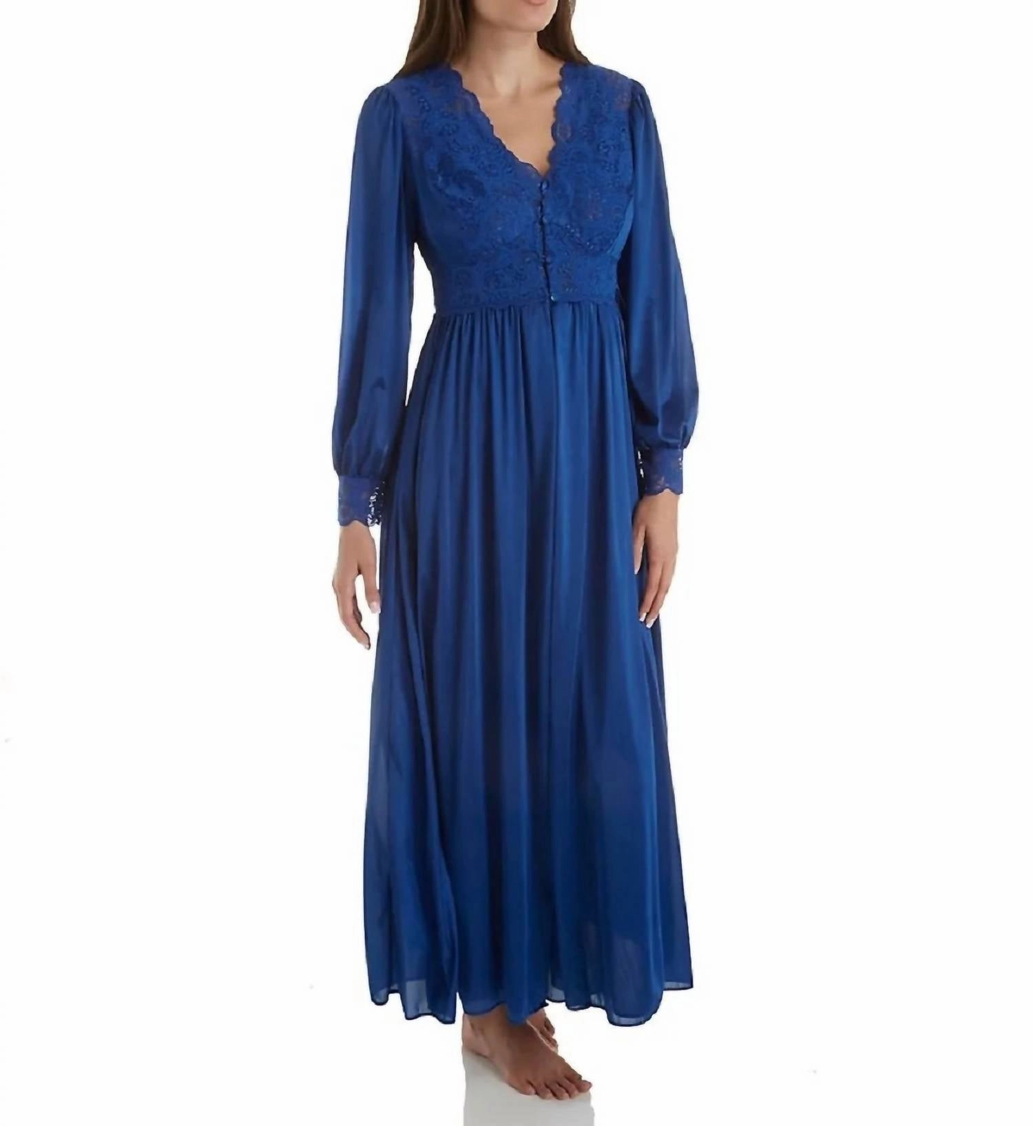 HighWaisted Design Anti Pilling Process Silhouette 54" Long Sleeve Long Coat In Navy