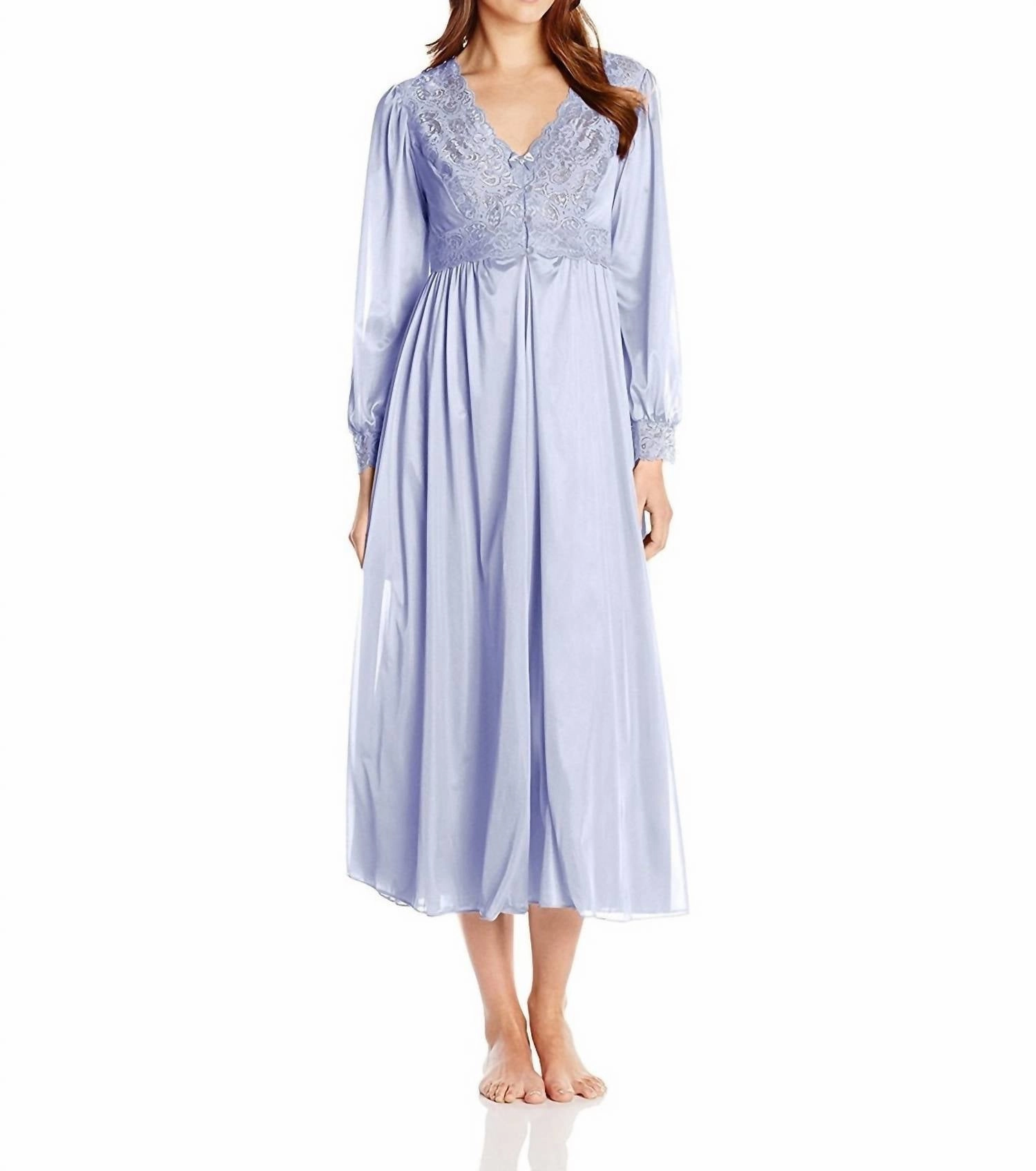 Jersey Fabric Breathable Material Silhouette 54" Long Sleeve Long Coat In Peri Frost