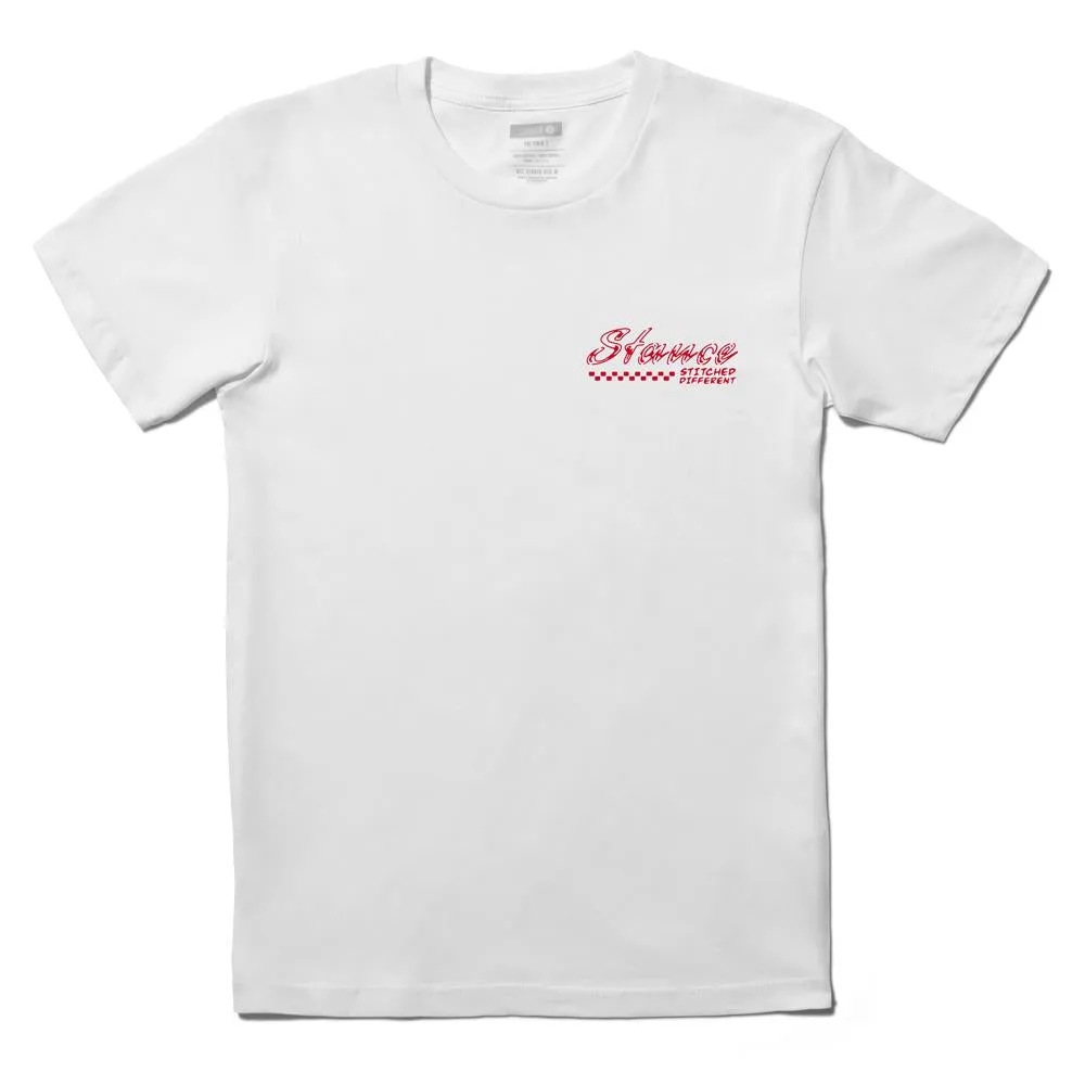 Stance Surfer Boy T-shirt - White Fresh Comfort Style