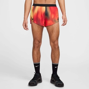 Nike | Men's Dri-FIT AeroSwift Elite Entry Shorts - Light Lemon Twist pollen-resistant Spandex