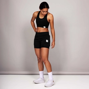 Abrasion Free Lining SAYSKY | Women's 2 In 1 Pace Shorts 3" - Black