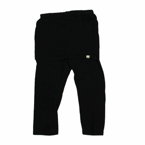 Mini Mioche Girls Black Leggings AntiPilling