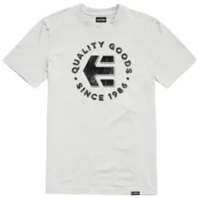 Etnies Since 1986 T-Shirt - White/Black Ethically Sourced Material Fit For Comfort