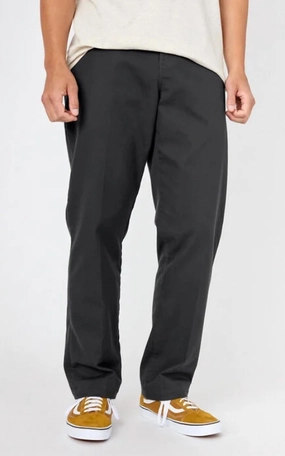 Skateboarding Slim Straight Pants In Black Common Wear Daily Wear Nature Lover