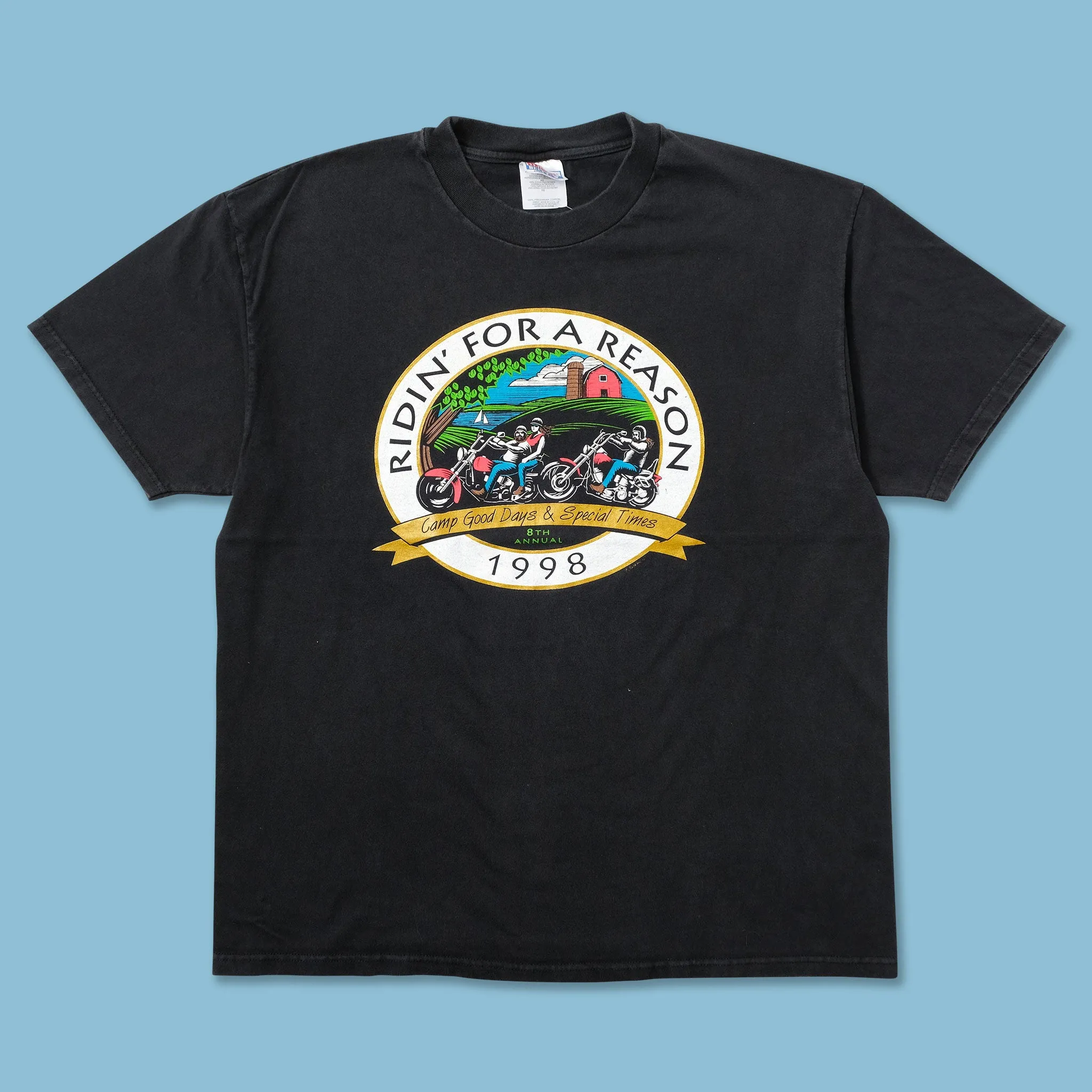 1998 Ridin' For A Reason T-Shirt XLarge MultiPly Fabric