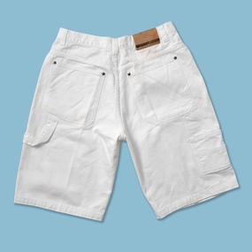 Stain Release Finish Y2K Baggy Jorts W34