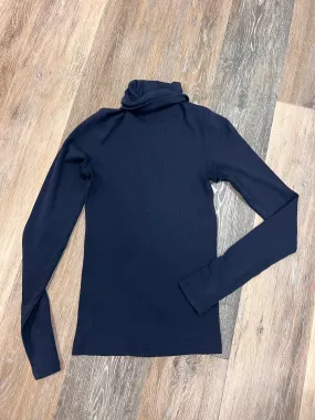 AllDay Comfort UltraSoftInterior Top Long Sleeve By Everlane In Blue, Size: Xs
