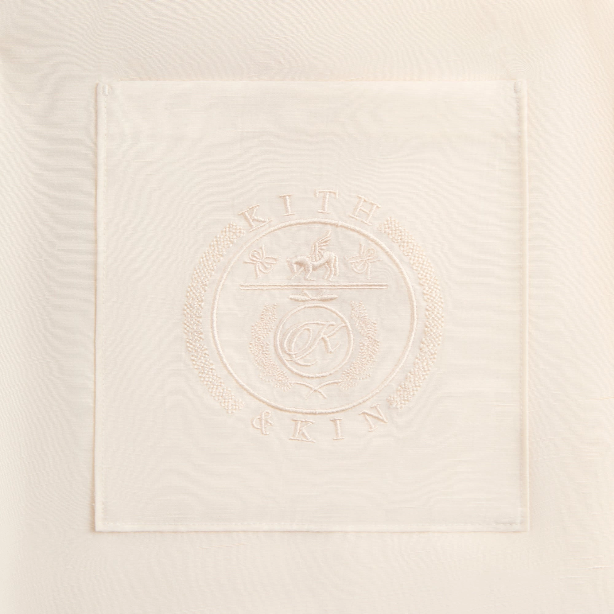 Kith Cupro Linen Grayson Pant - Sandrift HypoallergenicMaterial Breathable Weave Fabric