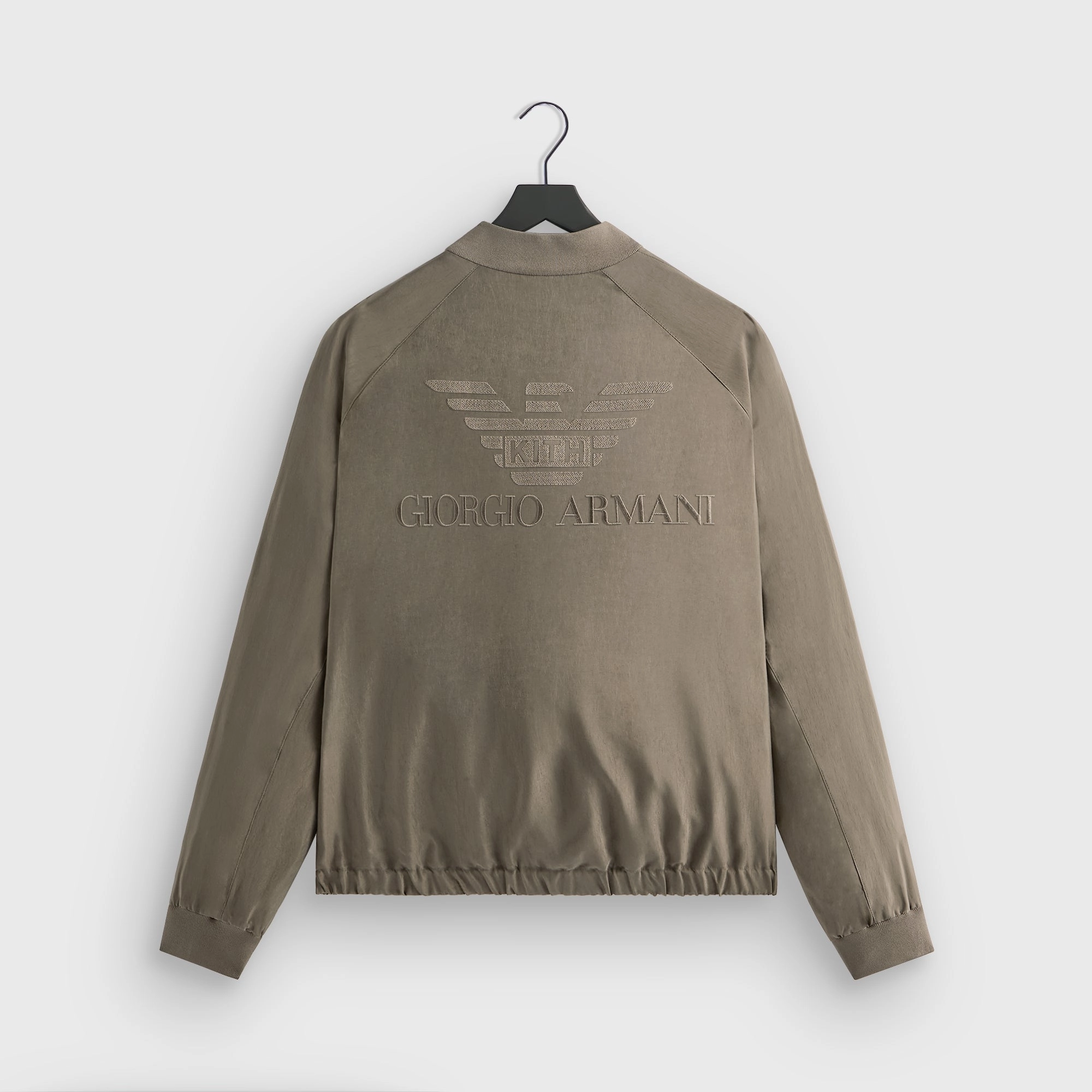 Giorgio Armani & Kith Silky Bomber Jacket - Gravel Insulated Core Technology
