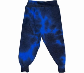 Soft Structure FrictionResistantEdging Kids Girls Sweatpants In Blue Spark