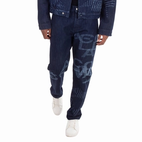 A Cold Wall Lasered-Logo Cotton Jeans Clean Lines