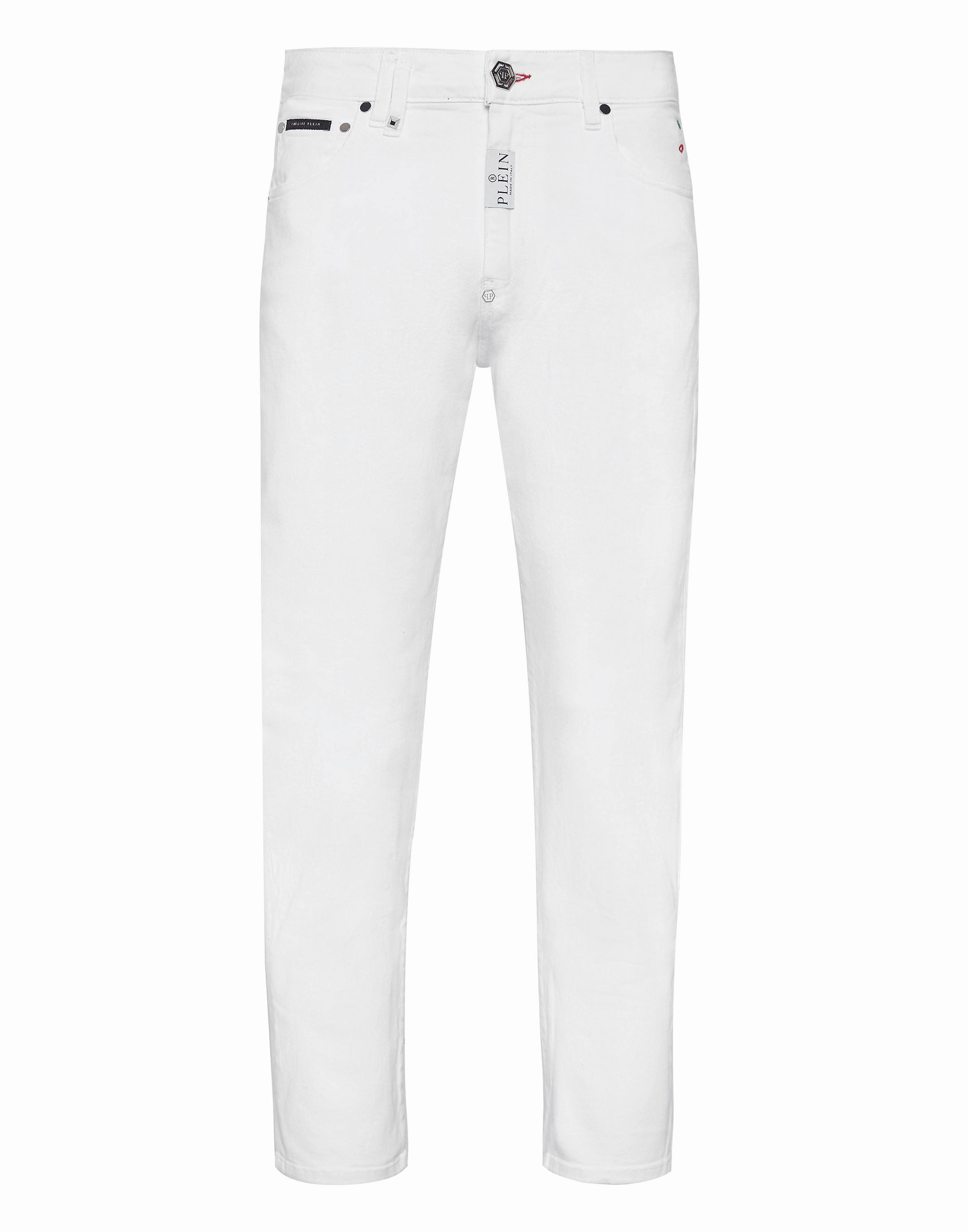 Spring Mood Office Wear Minimalist Denim Trousers Detroit Fit Hexagon