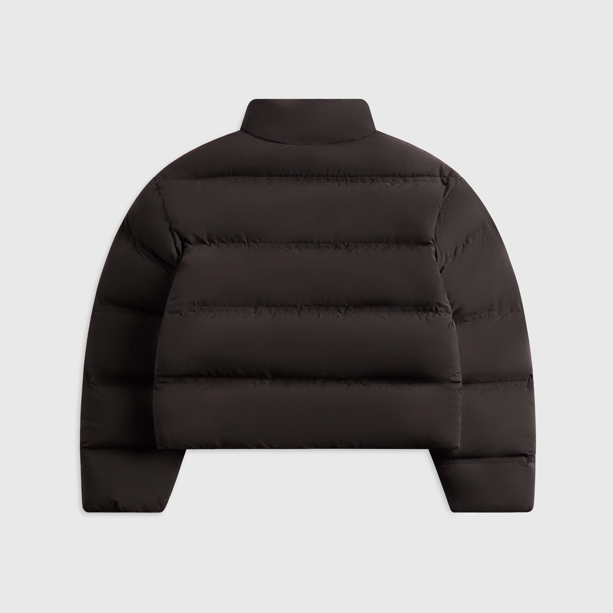 Alexander Wang Jacquard Channel Cropped Puffer with Reflective Logo - Black Anti Slip Shoulder Pads