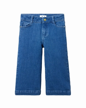 Janie and Jack The Cropped Wide Leg Jean Day To Night Non slip grip