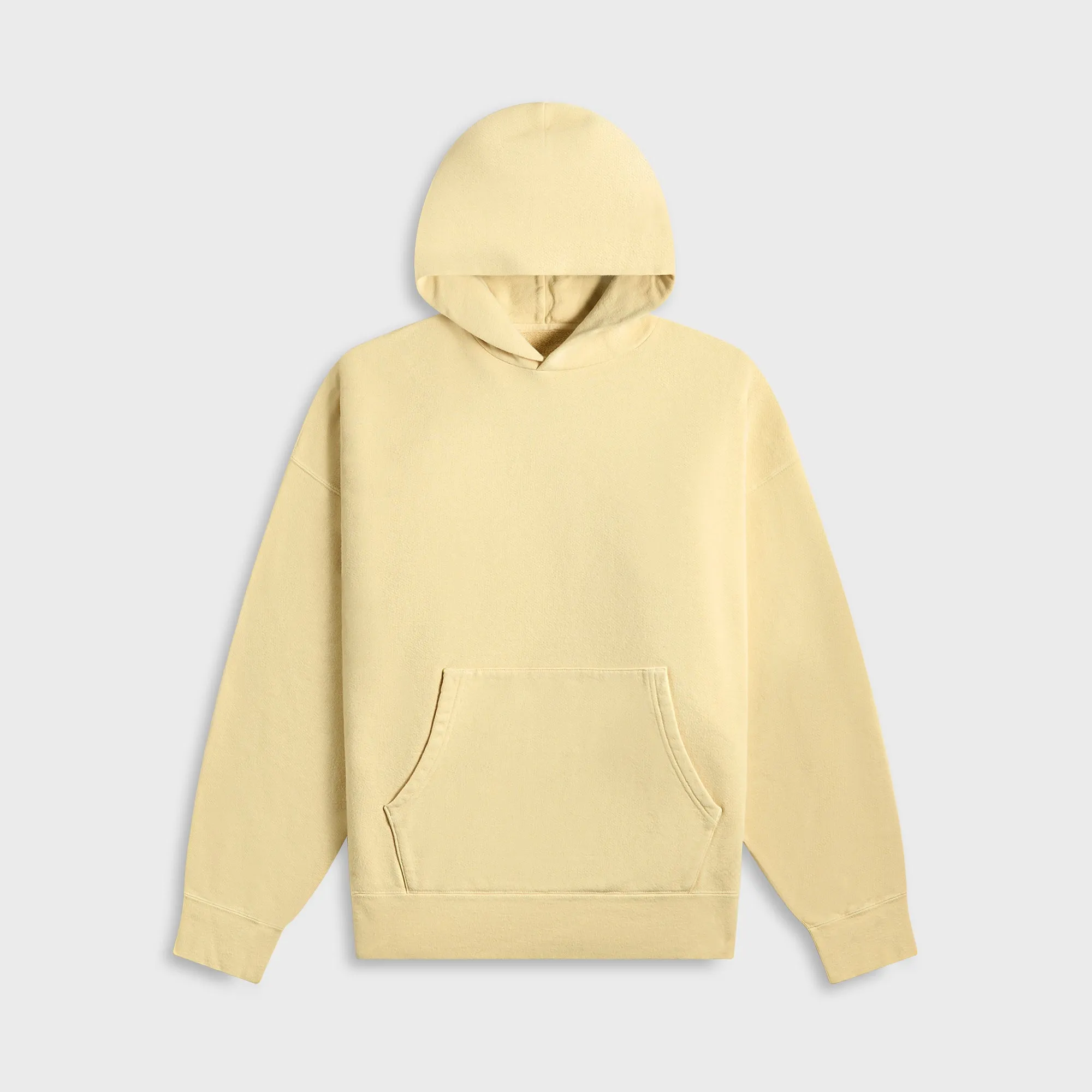 Visvim Jumbo Sb Hoodie P.O. - Damaged Yellow Windy day Stretchable Side Gussets