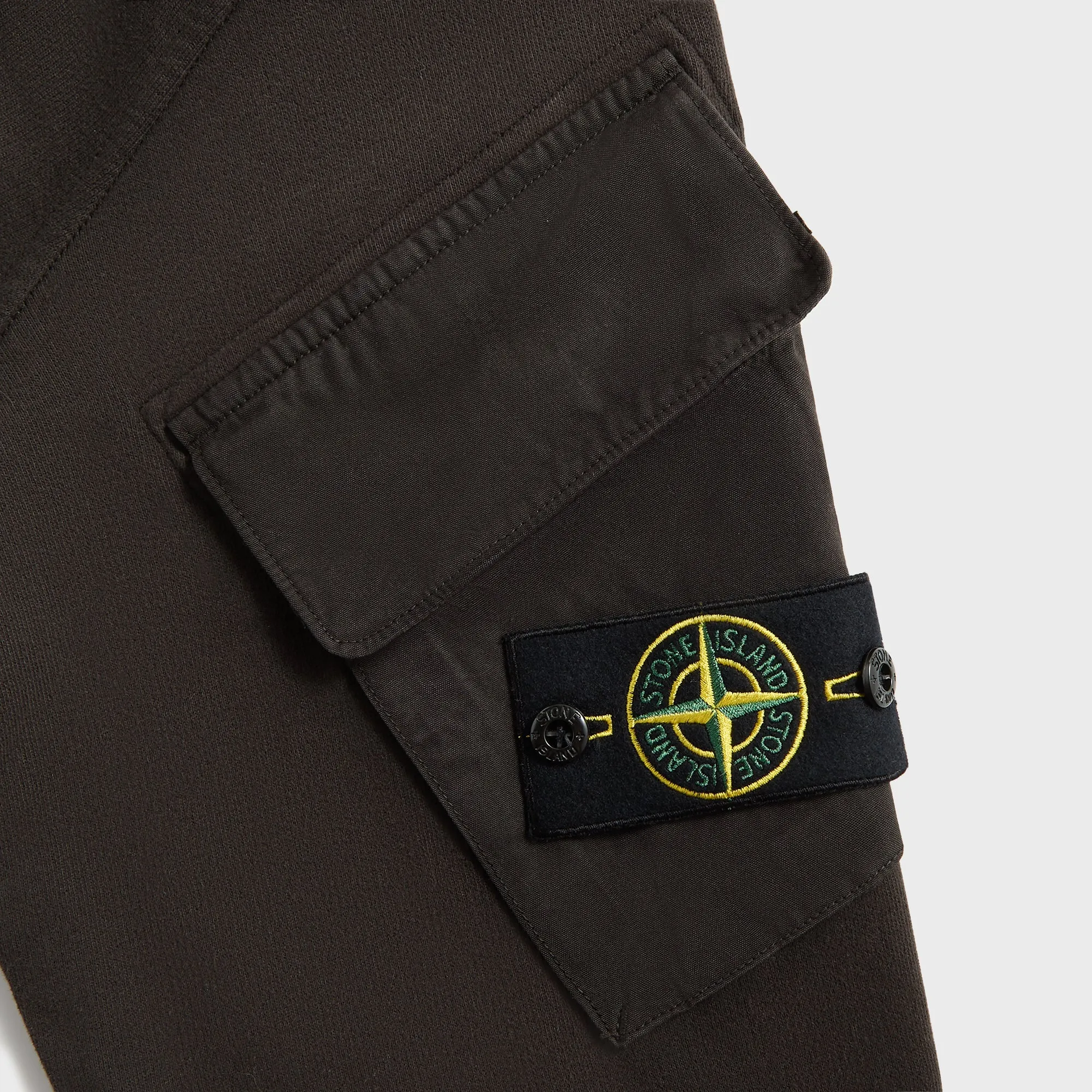 Thick Designer Stone Island Hoodie Sweater - Lead Grey