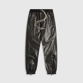 Rick Owens Pantaloni Tecuatl Track Pant - Black Weekend Style Weather Flex