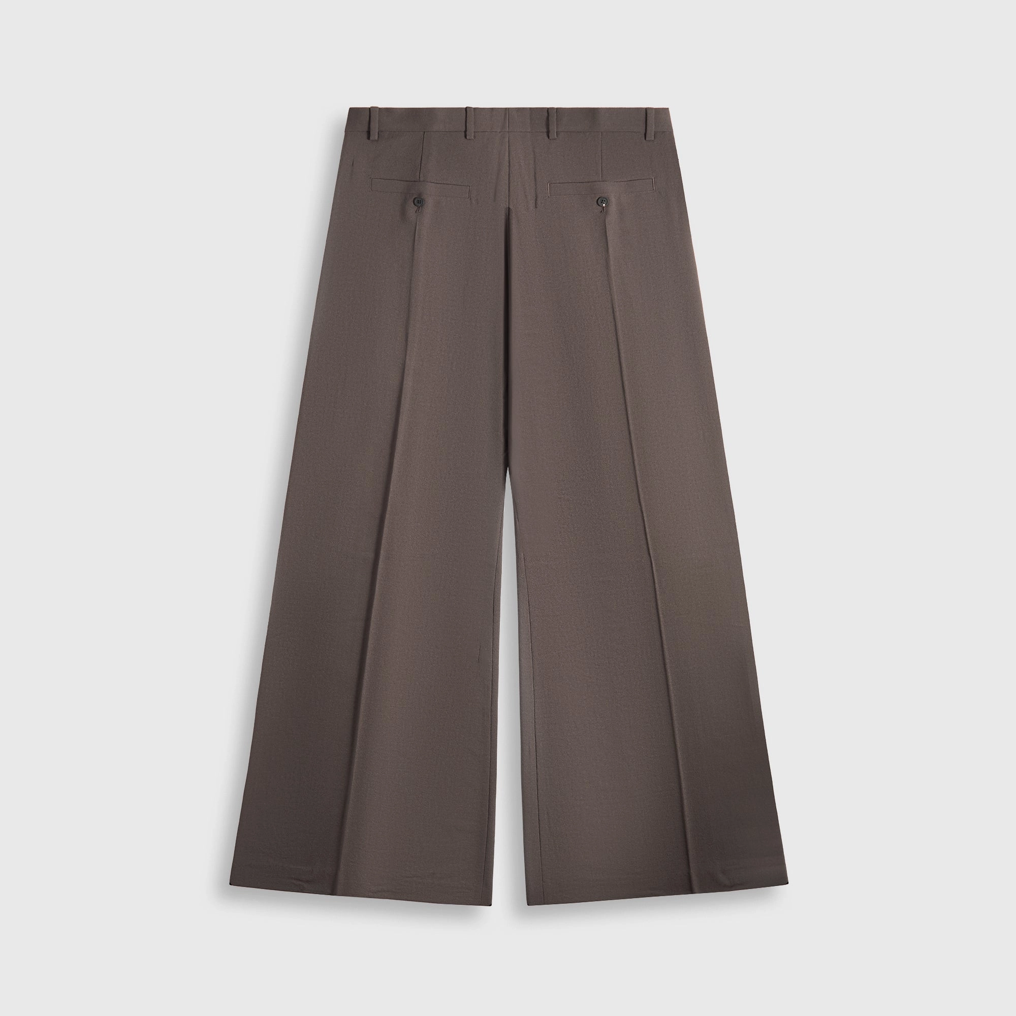Rick Owens Tailored Wide Belas - Dardkust Lightweight Weave Urban Style