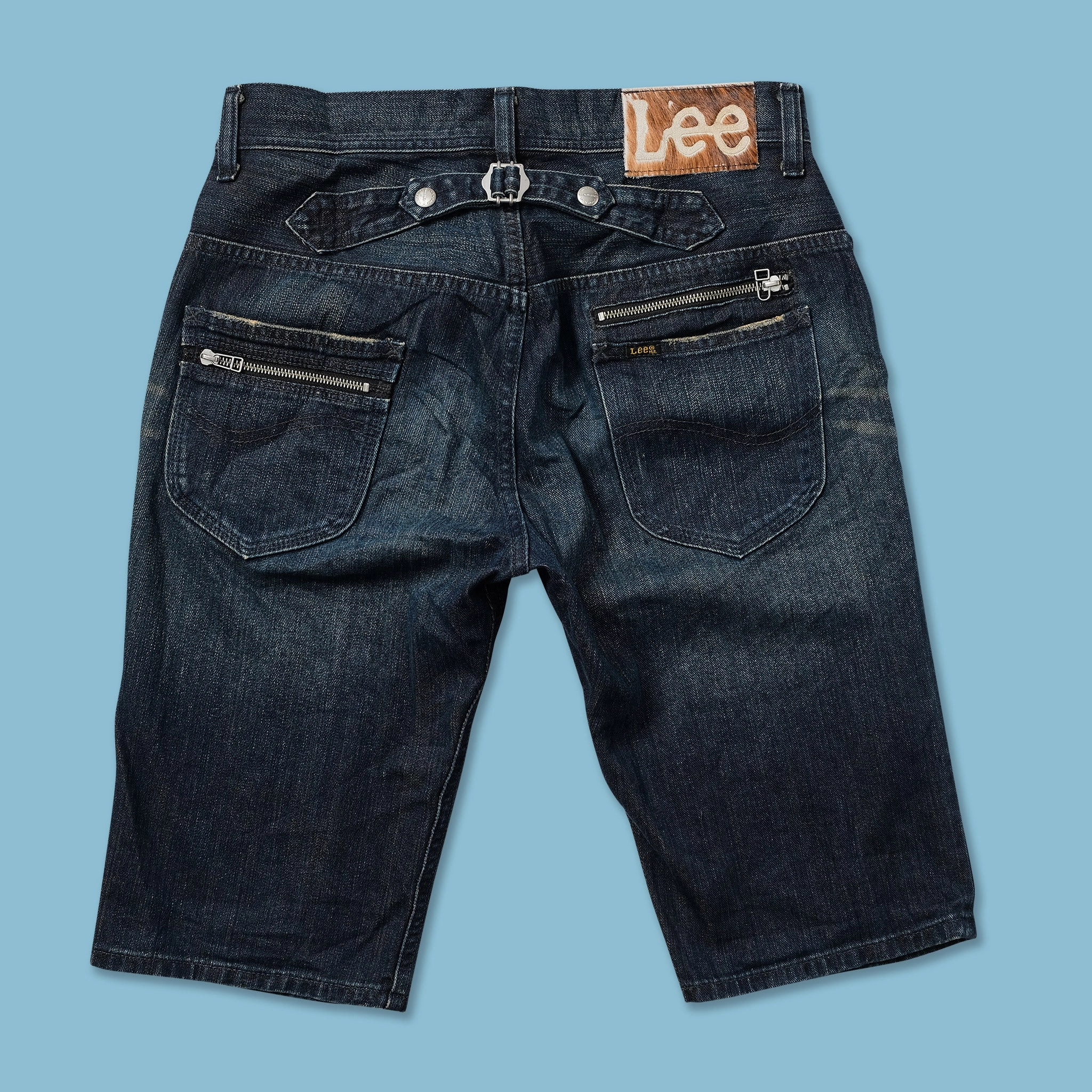 SmoothZipper NoiseReducingFabric Y2K Lee Jorts W32