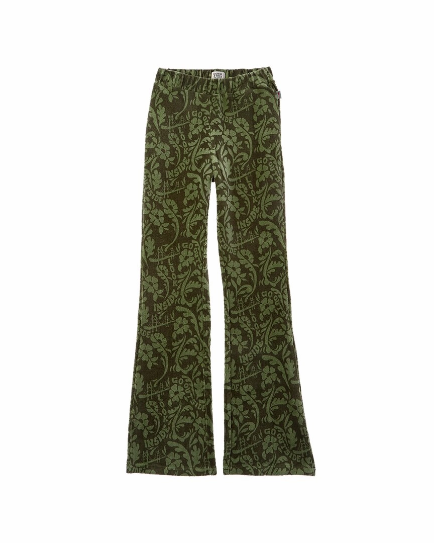 Scotch & Soda Printed Velvet Cord Flare Legging WindResistantMaterial