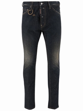 City Walk Smooth Bootcut style Slim-Fit Dark Denim Jeans