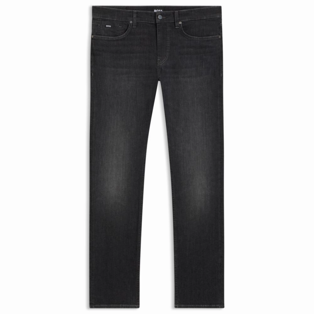 Slim-fit jeans in black stretch denim Classic Five Pocket