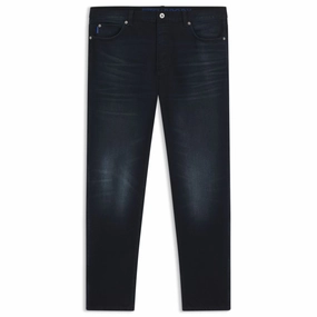 Slim-fit jeans in blue-black stretch denim Home Comfort Teen Outfit