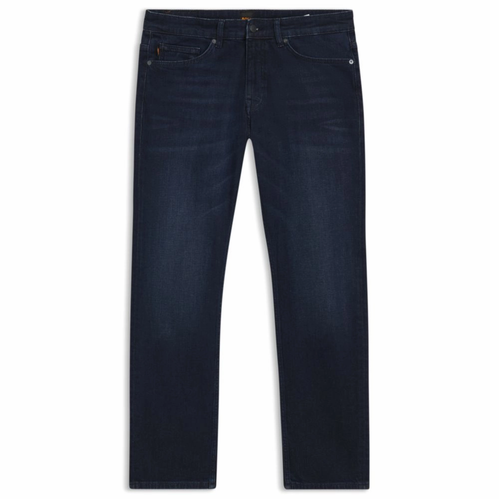 Slim-fit jeans in blue comfort-stretch denim Softened Denim Material Date Night Summer Vibes