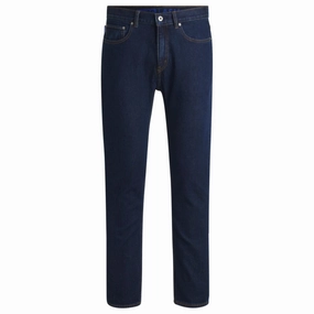 Party Look Weekend Warrior Slim-fit jeans in dark-blue stretch denim