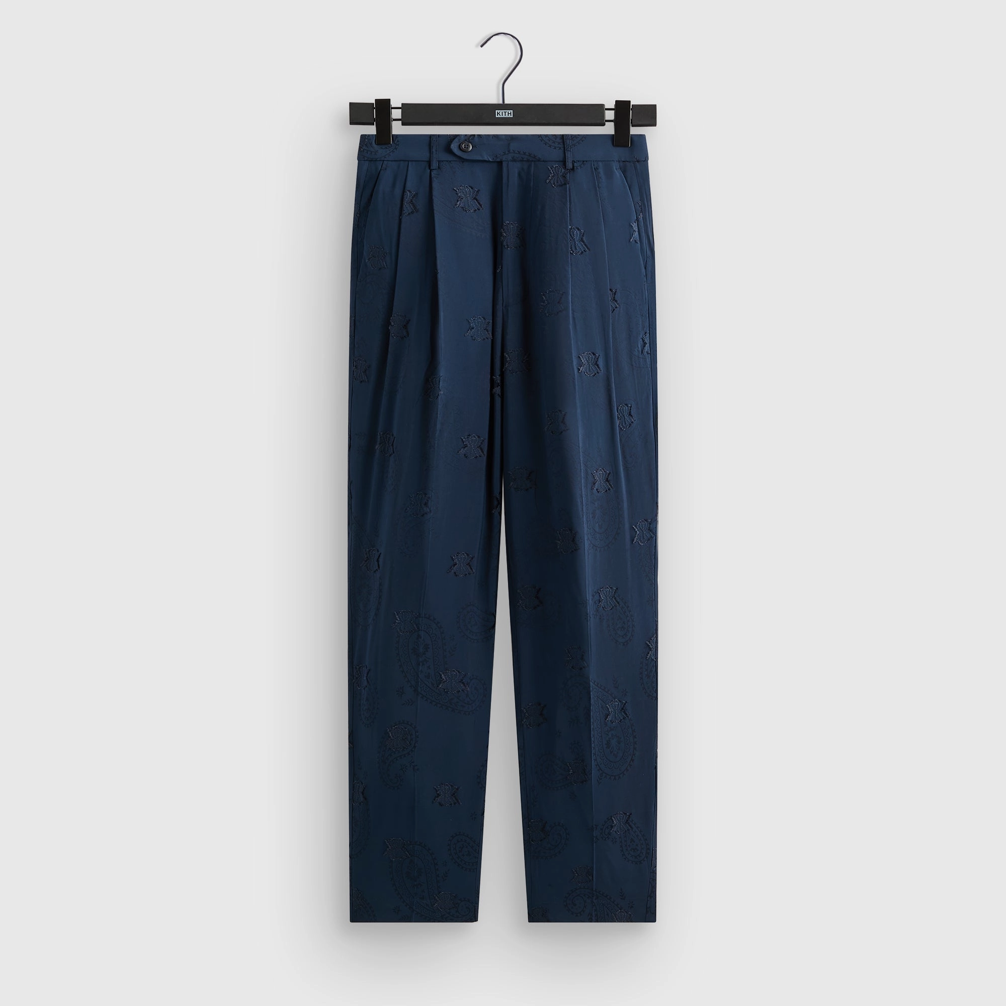 Flattering Fit Kith Kylan Pleated Trouser - Nocturnal