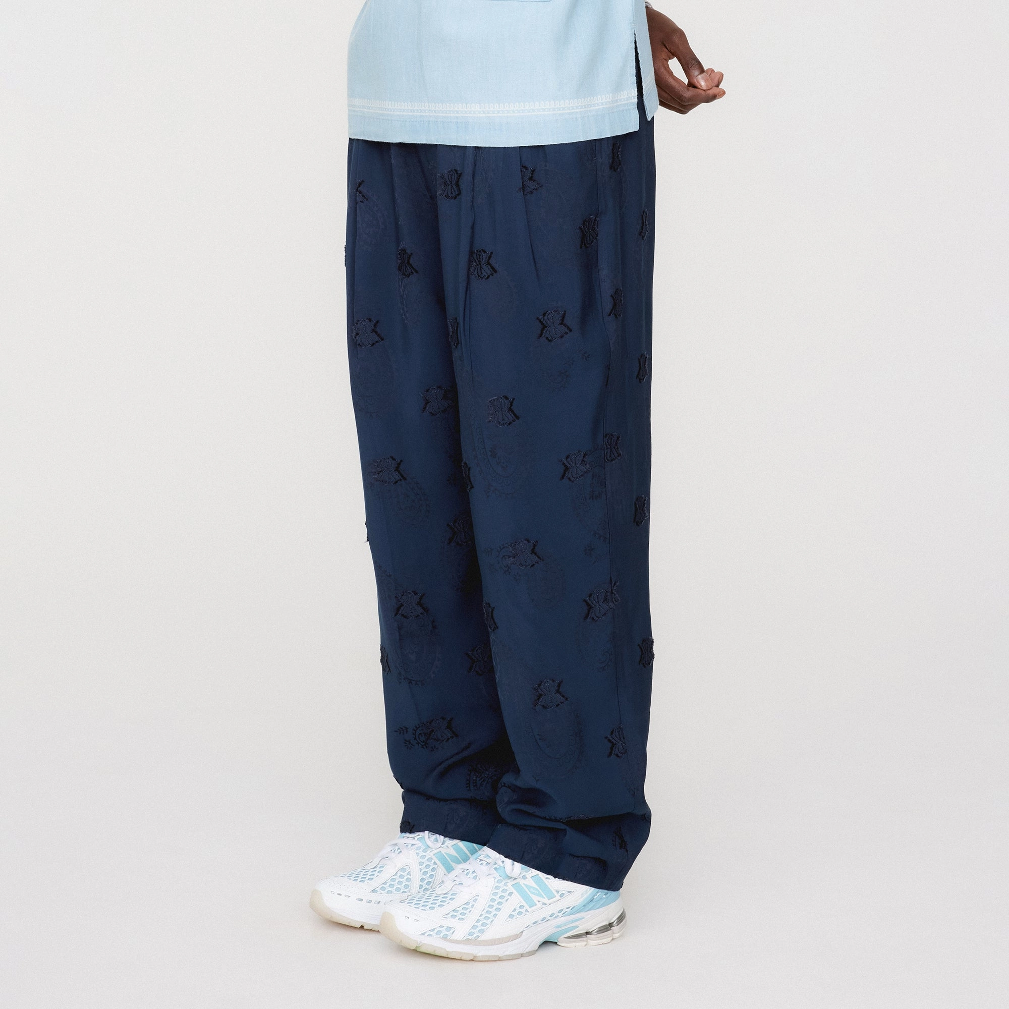 Kith Kylan Pleated Trouser - Nocturnal Windproof coating