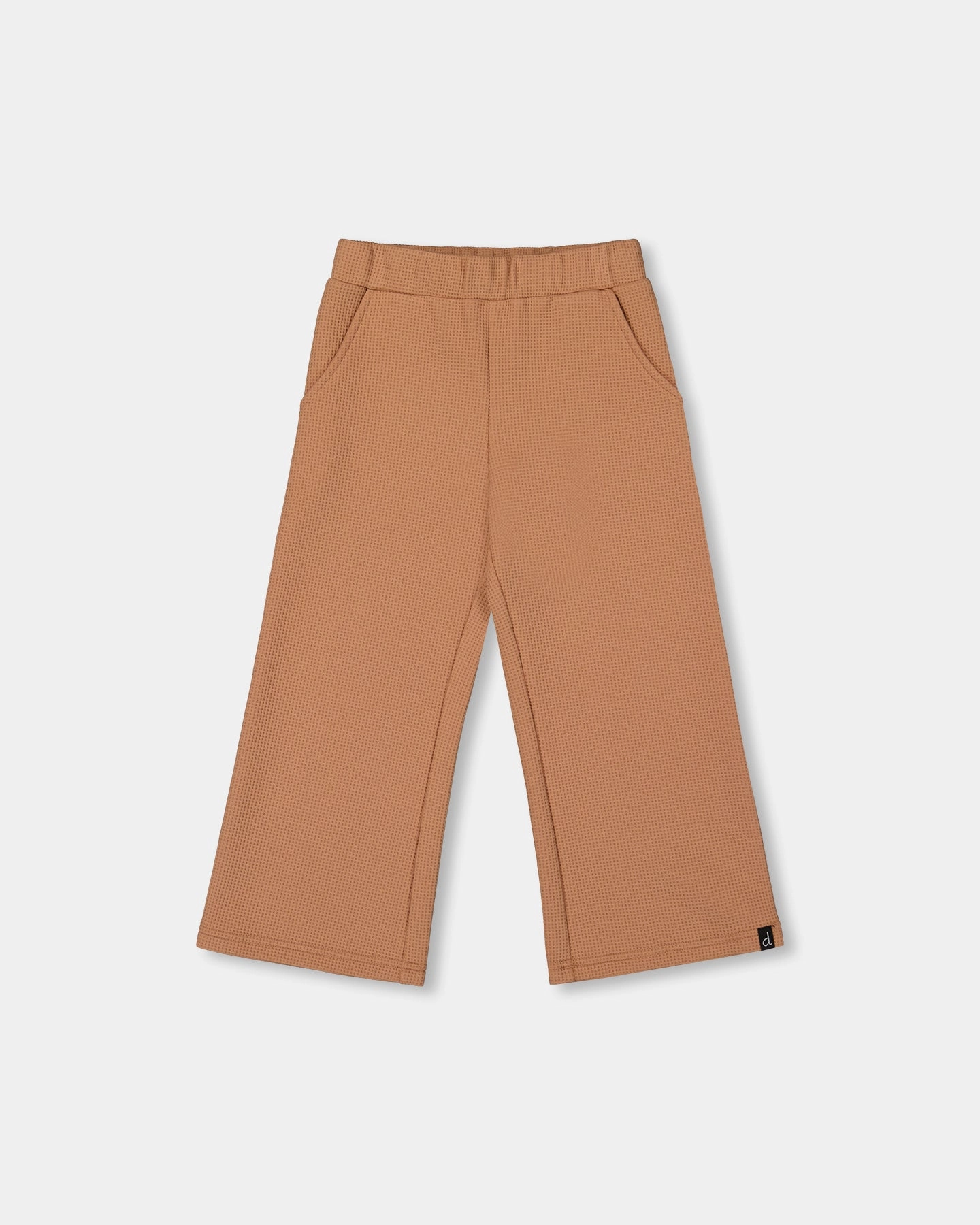Ripstop Reinforcement Waffle Flare Leg Pants Caramel Brown