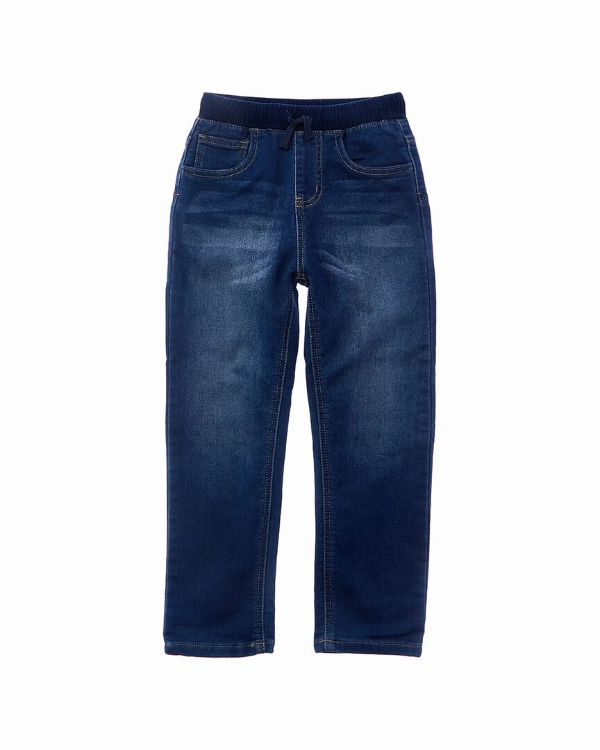 Flapdoodles Knit Denim Straight Fit Jean Breathable Design Effortless Style