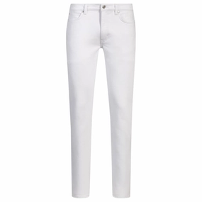 Extra-slim-fit jeans in white stretch denim Outfit Basic
