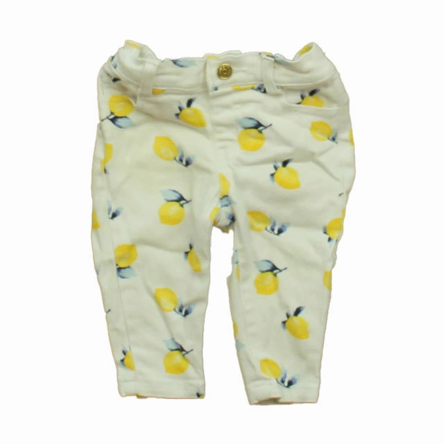 Janie and Jack Girls White Lemons Jeggings Work Essential
