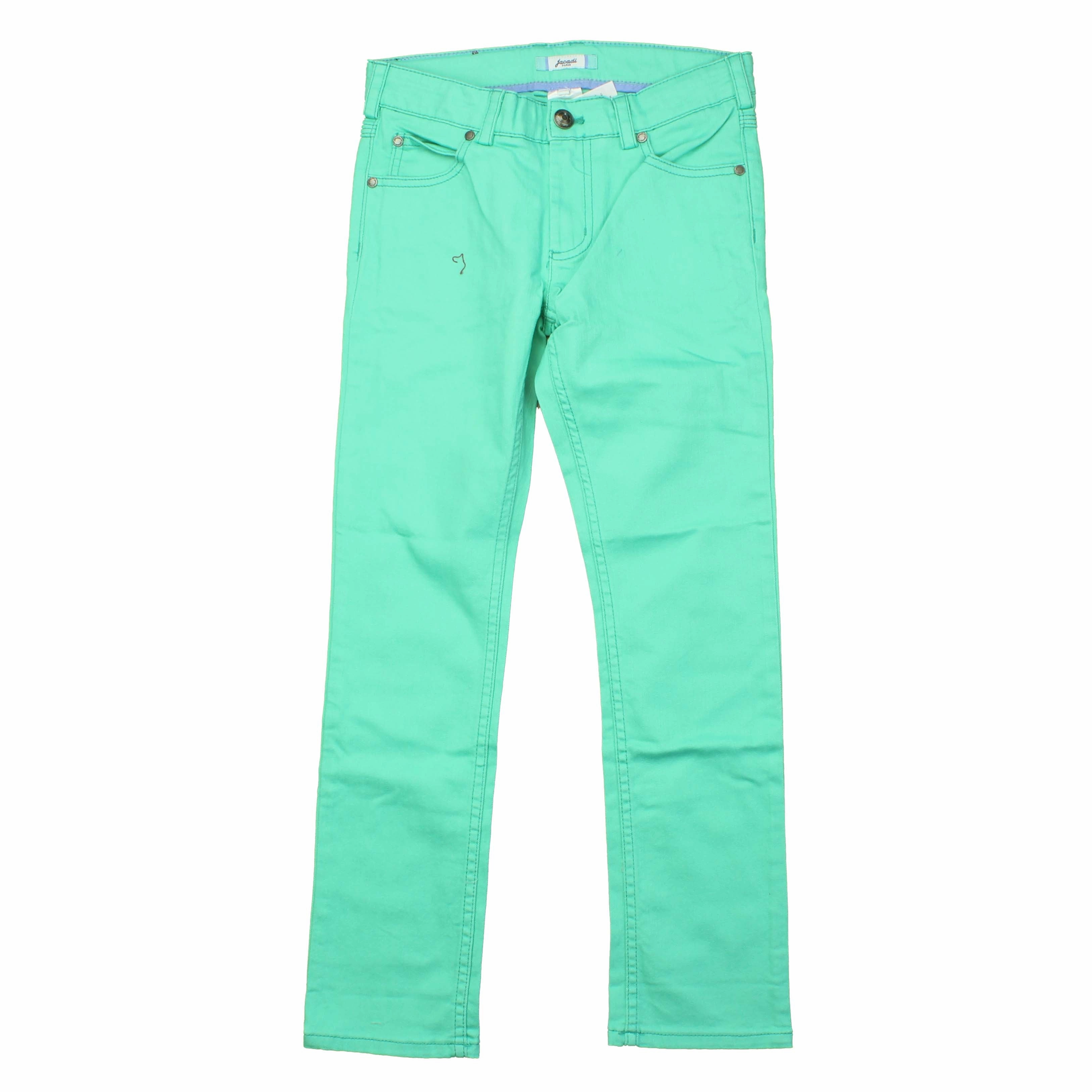Relaxed Look Jacadi Girls Green Jeans