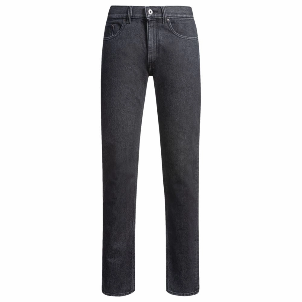 Slim-fit jeans in black stonewashed stretch denim Clean Vibe