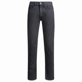 Go Out Style Colorfast Denim Slim-fit jeans in black stonewashed stretch denim