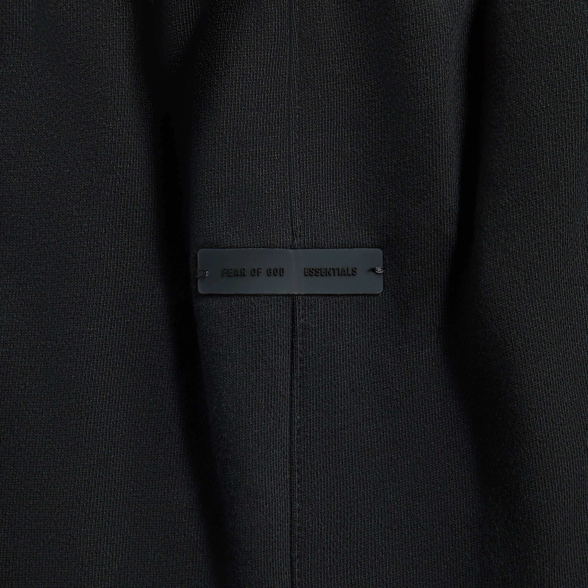 Essentials Relaxed Fleece Sweatpant - Jet Black Hidden Zip Pockets