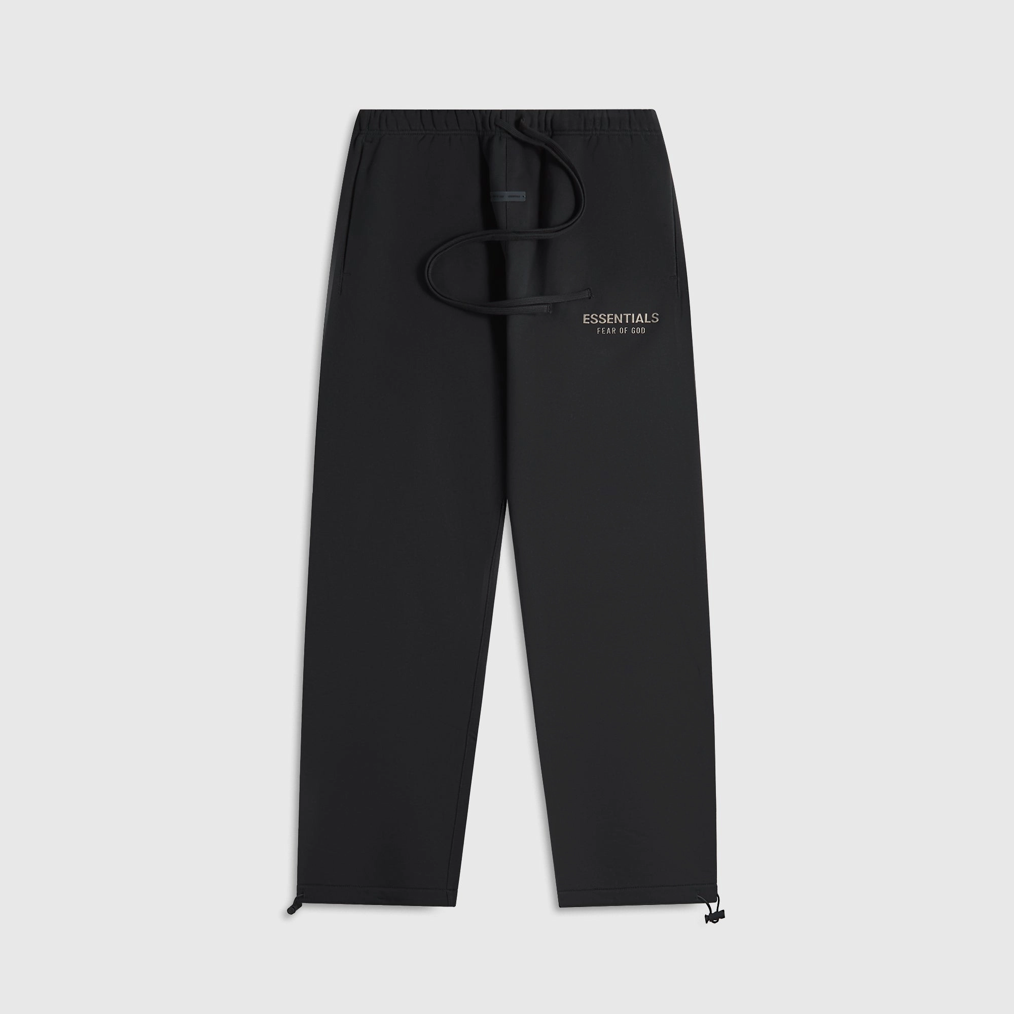 Essentials Relaxed Fleece Sweatpant - Jet Black RecycledPolyester Dynamic Motion