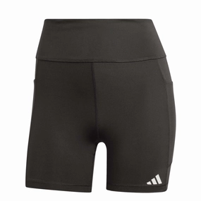 adidas | Women's Own The Run Short Leggings - Black Compression Zoned Panels